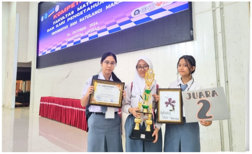 JUARA 2 KOMPETISI BIOLOGI UNIVERSITAS SAM RATULANGI MANADO
